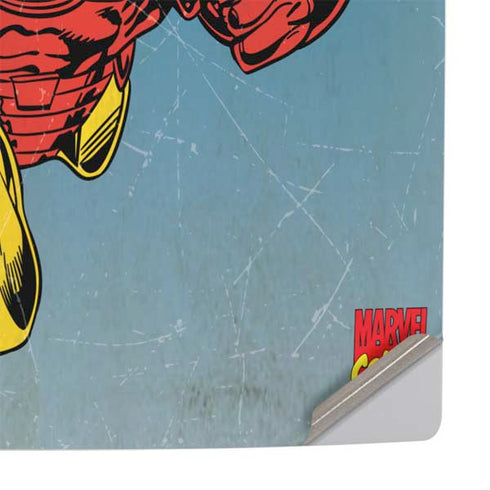 Marvel Classic Comics The Invincible Iron Man PS5 Pro Console Skin